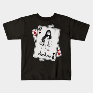 Retro Jenny Lewis Card Style Kids T-Shirt